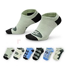 ЧОРАПИ NIKE FB3281-906 EVERYDAY LT NS 6PR ЗЕЛЕНИ/СИНИ