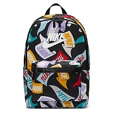 РАНИЦА NIKE HJ8322-010 HERITAGE BKPK - PENANT TOSS ЧЕРНА/МНОГОЦВЕТНА