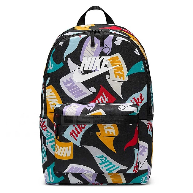 РАНИЦА NIKE HJ8322-010 HERITAGE BKPK - PENANT TOSS ЧЕРНА/МНОГОЦВЕТНА