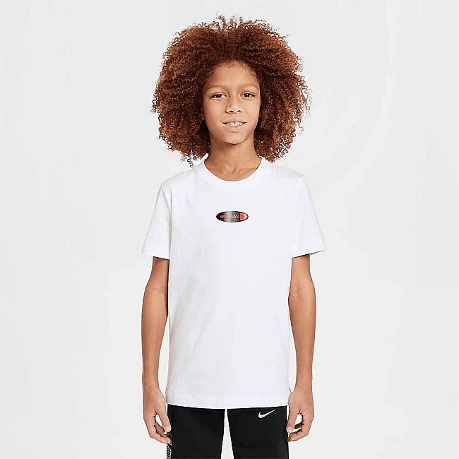 ДЕТСКА ТЕНИСКА ЗА МОМЧЕ NIKE HM5863-100 NSW TEE FTW БЯЛА