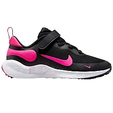 ДЕТСКИ МАРАТОНКИ ЗА МОМИЧЕ NIKE FB7690-002 REVOLUTION 7 PSV ЧЕРНИ/РОЗОВИ
