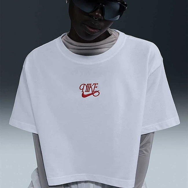 ДАМСКА ТЕНИСКА NIKE HF9500-100 NSW SS CROP TEE IWD БЯЛА