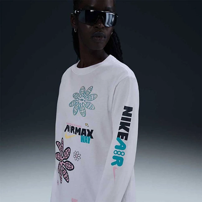 ДАМСКА БЛУЗА NIKE HF9529-100 NSW LS TEE AMD БЯЛА