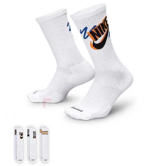 ЧОРАПИ NIKE HJ9339-901 ED PLS CREW 3PR SPORT 144 БЕЛИ