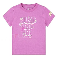 ДЕТСКА ТЕНИСКА ЗА МОМИЧЕ NIKE 36M613-AFN FLOW-RAL RINGLET GRAPHIC TEE РОЗОВА