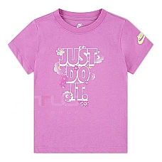 ДЕТСКА ТЕНИСКА ЗА МОМИЧЕ NIKE 36M613-AFN FLOW-RAL RINGLET GRAPHIC TEE РОЗОВА