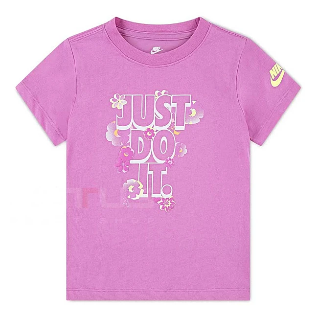 ДЕТСКА ТЕНИСКА ЗА МОМИЧЕ NIKE 36M613-AFN FLOW-RAL RINGLET GRAPHIC TEE РОЗОВА