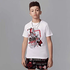 ДЕТСКА ТЕНИСКА ЗА МОМЧЕ NIKE 95D735-001 JORDAN 3PEAT SS TEE БЯЛА