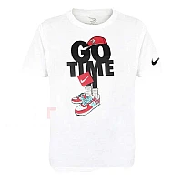ДЕТСКА ТЕНИСКА ЗА МОМЧЕ NIKE 9Q1104-001 GO TIME CAPMANDO TEE БЯЛА