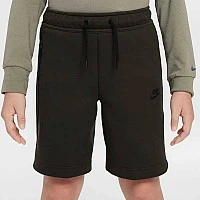 ДЕТСКИ КЪСИ ПАНТАЛОНИ ЗА МОМЧЕ NIKE FD3289-355 NSW TECH FLC SHORT ТЪМНОЗЕЛЕНИ