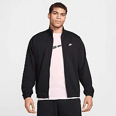МЪЖКО ГОРНИЩЕ NIKE FQ3426-010 CLUB KNIT JKT ЧЕРНО