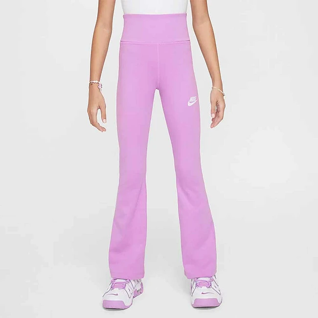 ДЕТСКИ КЛИН ЗА МОМИЧЕ NIKE FZ5585-532 NSW CLSSC HR FLARE TGHT LBR ЛИЛАВ