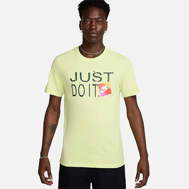 МЪЖКА ТЕНИСКА NIKE HJ0563-736 NSW TEE 6MO JDI ЕЛЕКТРИКОВО ЗЕЛЕНА