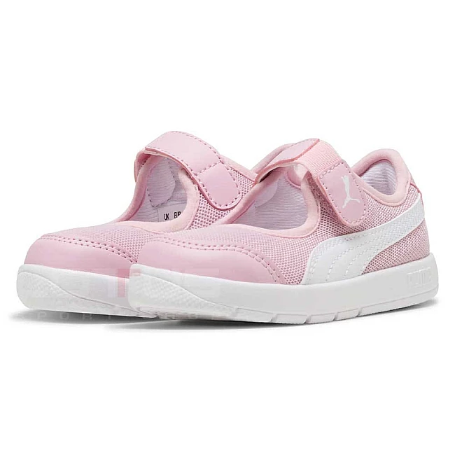 ДЕТСКИ ОБУВКИ ЗА МОМИЧЕ PUMA 40057902 COURTFLEX V3 LINA V INF БЛЕДОРОЗОВИ