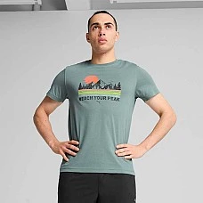 МЪЖКА ТЕНИСКА PUMA 52659830 GRAPHICS OUTDOOR TEE ЗЕЛЕНА