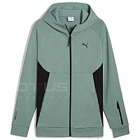 МЪЖКО ГОРНИЩЕ PUMA 68460530 PUMATECH FULL-ZIP HOODIE DK СИНЬО-ЗЕЛЕНО
