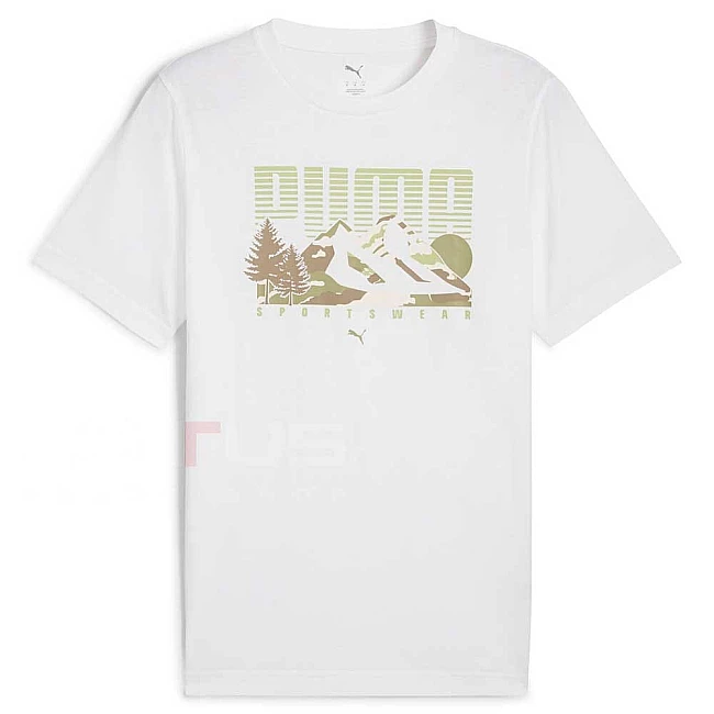 МЪЖКА ТЕНИСКА PUMA 68482802 GRAPHICS MOUNTAIN TEE ЧЕРНА