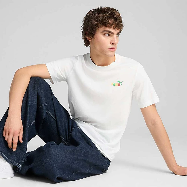 МЪЖКА ТЕНИСКА PUMA 68483202 GRAPHICS PUMA BACK TEE БЯЛА