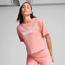 ДАМСКА ТЕНИСКА PUMA 68497201 ESS CROPPED NO.1 LOGO TEE РОЗОВА