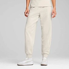 ДАМСКО ДОЛНИЩЕ PUMA 68498587 ESS SCRIPT SWEATPANTS TR CL БЕЖОВО