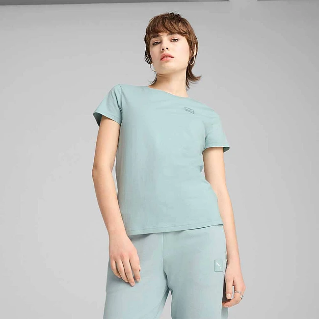 ДАМСКА ТЕНИСКА PUMA 68501667 ESS ELEVATED TEE СВЕТЛОЗЕЛЕНА