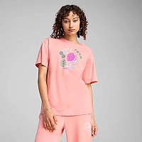 ДАМСКА ТЕНИСКА PUMA 68508518 GRAPHICS FRUITY TEE КОРАЛОВА