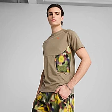 МЪЖКА ТЕНИСКА PUMA 62962083 HOOPS X PUMATECH GRAPHIC TEE КАФЯВА