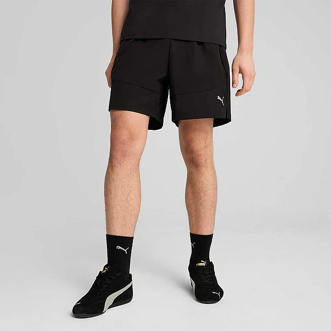 МЪЖКИ КЪСИ ПАНТАЛОНИ PUMA 62967701 PUMATECH RELAXED SHORTS 6IN WV ЧЕРНИ