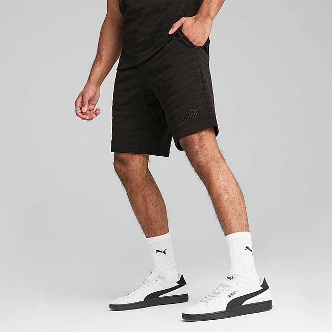 МЪЖКИ КЪСИ ПАНТАЛОНИ PUMA 68472501 ESS ELEVATED STRUCTURED SHORTS 9IN ЧЕРНИ