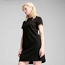 ДАМСКА РОКЛЯ PUMA 68502201 ESS ELEVATED BODYCON RIB DRESS ЧЕРНА