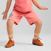 ДЕТСКИ КЪСИ ПАНТАЛОНИ ЗА МОМИЧЕ PUMA 68516424 CATS CLUB SHORTS TR PS КОРАЛОВИ