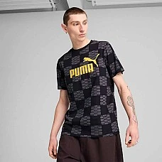 МЪЖКА ТЕНИСКА PUMA 68641516 ESS UNITED AOP TEE ТЪМНОСИНЯ