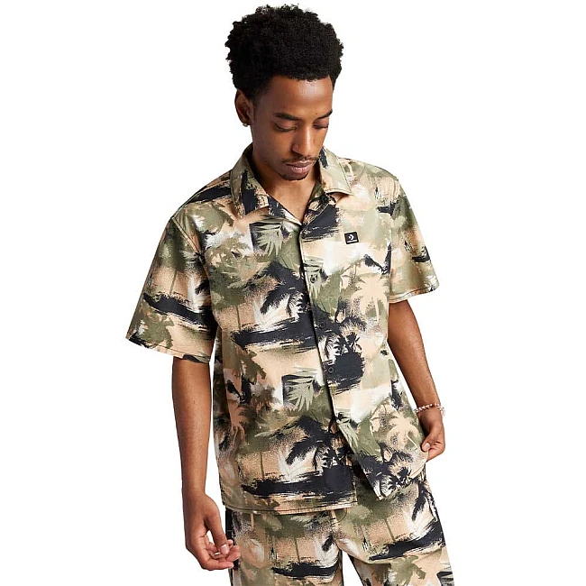 МЪЖКА ТЕНИСКА CONVERSE 10027749-A02 FESTIVAL SS BUTTON DOWN БЕЖОВА