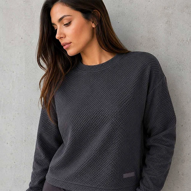 ДАМСКА БЛУЗА EA7 EMPORIO ARMANI 7W000253-U6278 S4E W T-TOP RN ТЪМНОСИВА