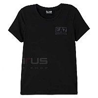 ДАМСКА ТЕНИСКА EA7 EMPORIO ARMANI 7W000492-UC001 LOGO SERIES W TEE SS CRYSTAL ЧЕРНА