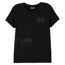 ДАМСКА ТЕНИСКА EA7 EMPORIO ARMANI 7W000492-UC001 LOGO SERIES W TEE SS CRYSTAL ЧЕРНА