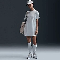 ДАМСКА РОКЛЯ NIKE DV7882-423 NSW ESSNTL SS DRESS TSHRT СВЕТЛОСИНЯ