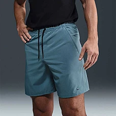 МЪЖКИ КЪСИ ПАНТАЛОНИ NIKE DV9340-006 DF UNLIMITED WVN 7IN UL СИНЬО-СИВИ