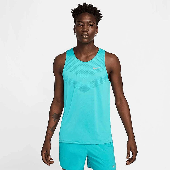 МЪЖКИ ПОТНИК NIKE HV5210-345 DFADV STRIDE TANK СИНЬО-ЗЕЛЕН