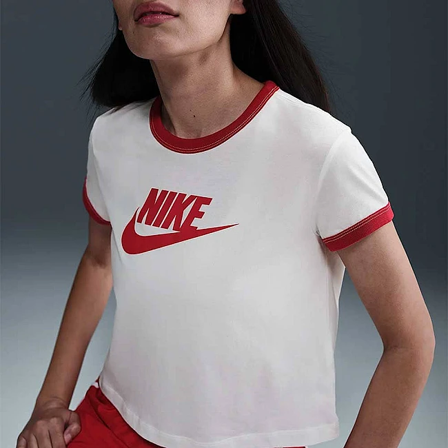 ДАМСКА ТЕНИСКА NIKE IF4072-133 NSW SS RINGER TEE VNTG RUN БЕЖОВА