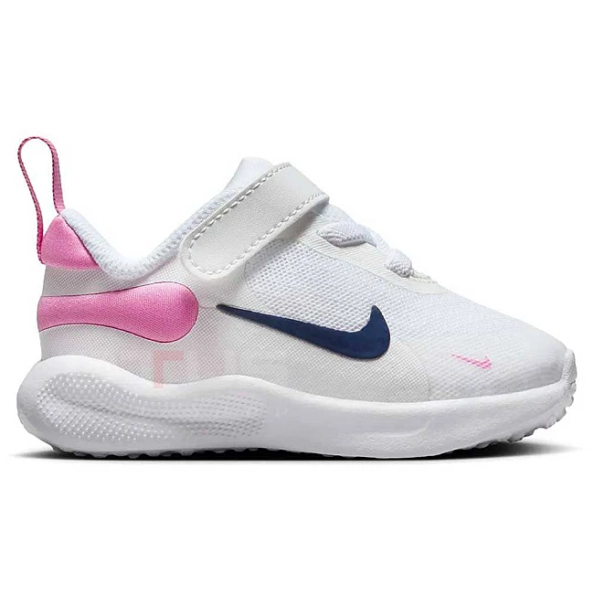 ДЕТСКИ МАРАТОНКИ ЗА МОМИЧЕ NIKE FB7691-103 REVOLUTION 7 (TDV) БЕЛИ/РОЗОВИ