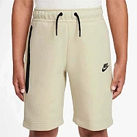 ДЕТСКИ КЪСИ ПАНТАЛОНИ ЗА МОМЧЕ NIKE FD3289-234 NSW TECH FLC SHORT БЕЖОВИ