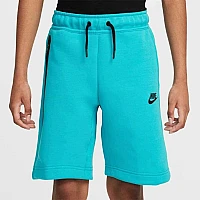 ДЕТСКИ КЪСИ ПАНТАЛОНИ ЗА МОМЧЕ NIKE FD3289-345 NSW TECH FLC SHORT СИНЬО-ЗЕЛЕНИ