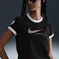ДАМСКА ТЕНИСКА NIKE HQ1707-010 NSW CLUB SS TEE MOTO RGR ЧЕРНА