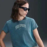 ДАМСКА ТЕНИСКА NIKE IB7332-006 NSW SS TEE PNX WASH СИНЬО-СИВА