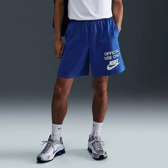 МЪЖКИ КЪСИ ПАНТАЛОНИ NIKE IB8413-480 CLUB KNIT SHORT OFFICIAL СИНИ
