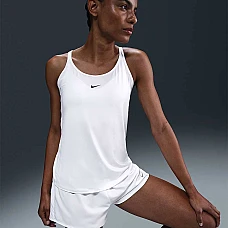 ДАМСКИ ПОТНИК NIKE IB9389-100 ONE CLSC DF STRPY TANK WT БЯЛ