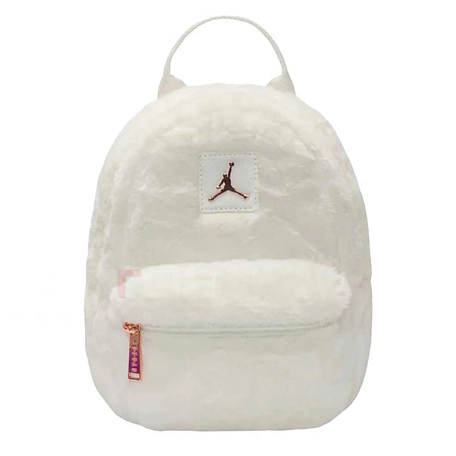 РАНИЧКА NIKE JORDAN 2A9006-782 FAUX FUR MINI BACKPACK БЯЛА