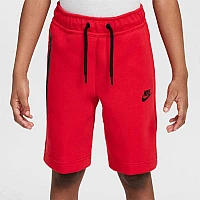 ДЕТСКИ КЪСИ ПАНТАЛОНИ ЗА МОМЧЕ NIKE FD3289-671 NSW TECH FLC SHORT ЧЕРВЕНИ