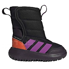 ДЕТСКИ БОТУШИ ЗА МОМИЧЕ ADIDAS JS4080 WINTERPLAY I ЧЕРНИ/ЛИЛАВИ